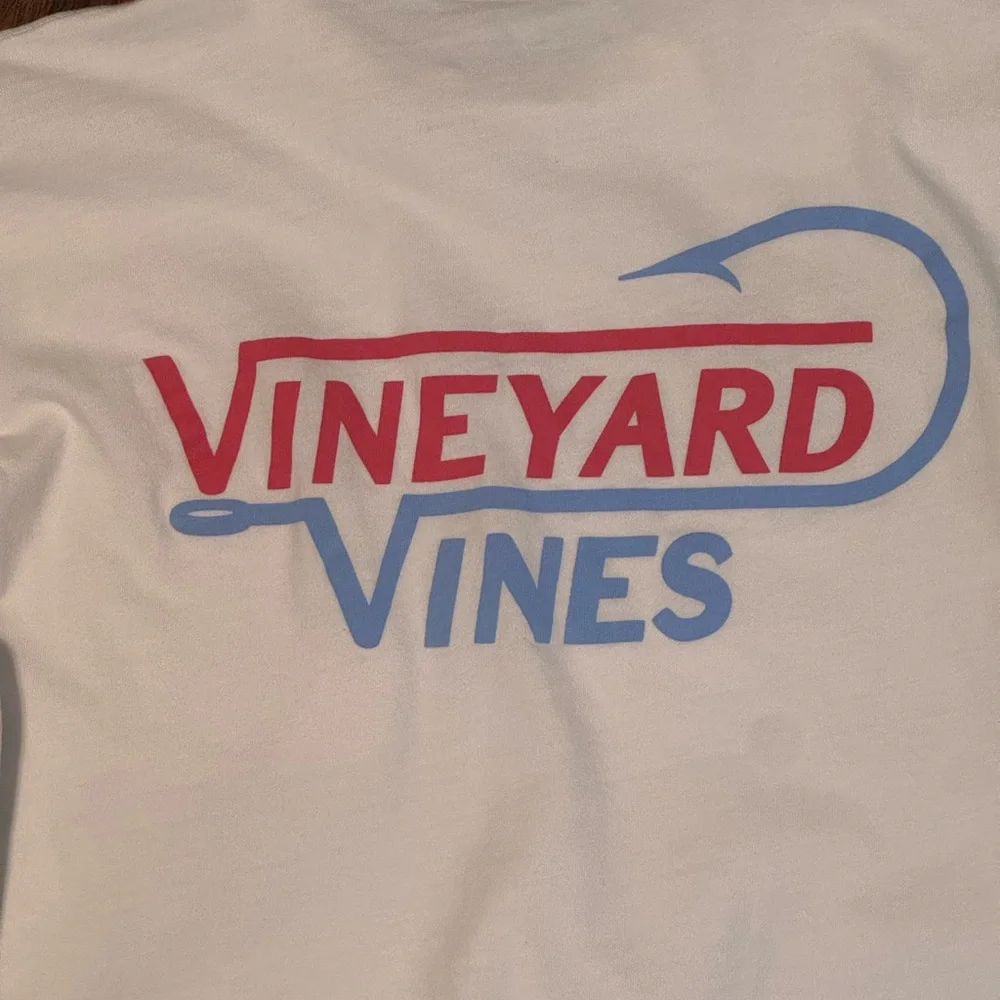 Vineyard Vines Shirt‎ Men's Long Sleeve Pocket T-Shirt X-Small White